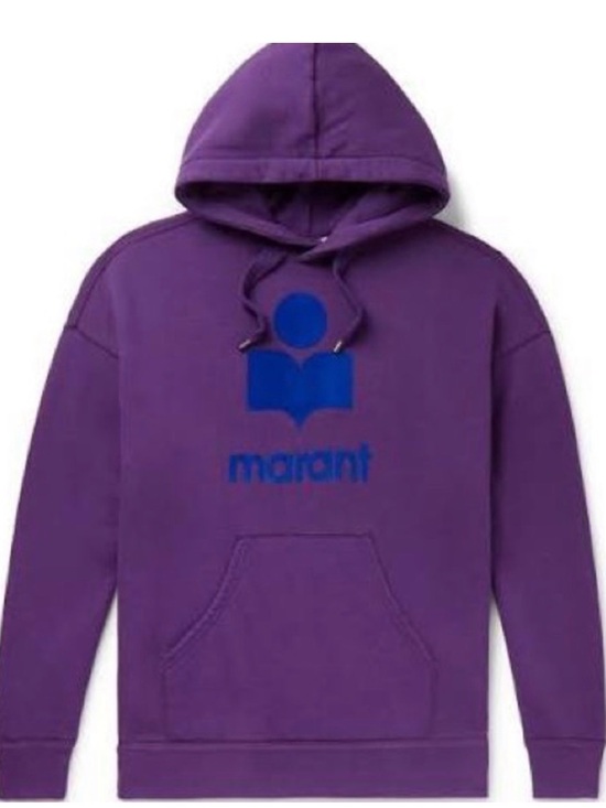 Isabel Etoile Marant Tops - Isabel Marant Miley Purple Logo Hoodie